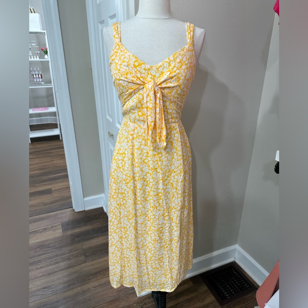 Lost + Wander Yellow Dress NWT